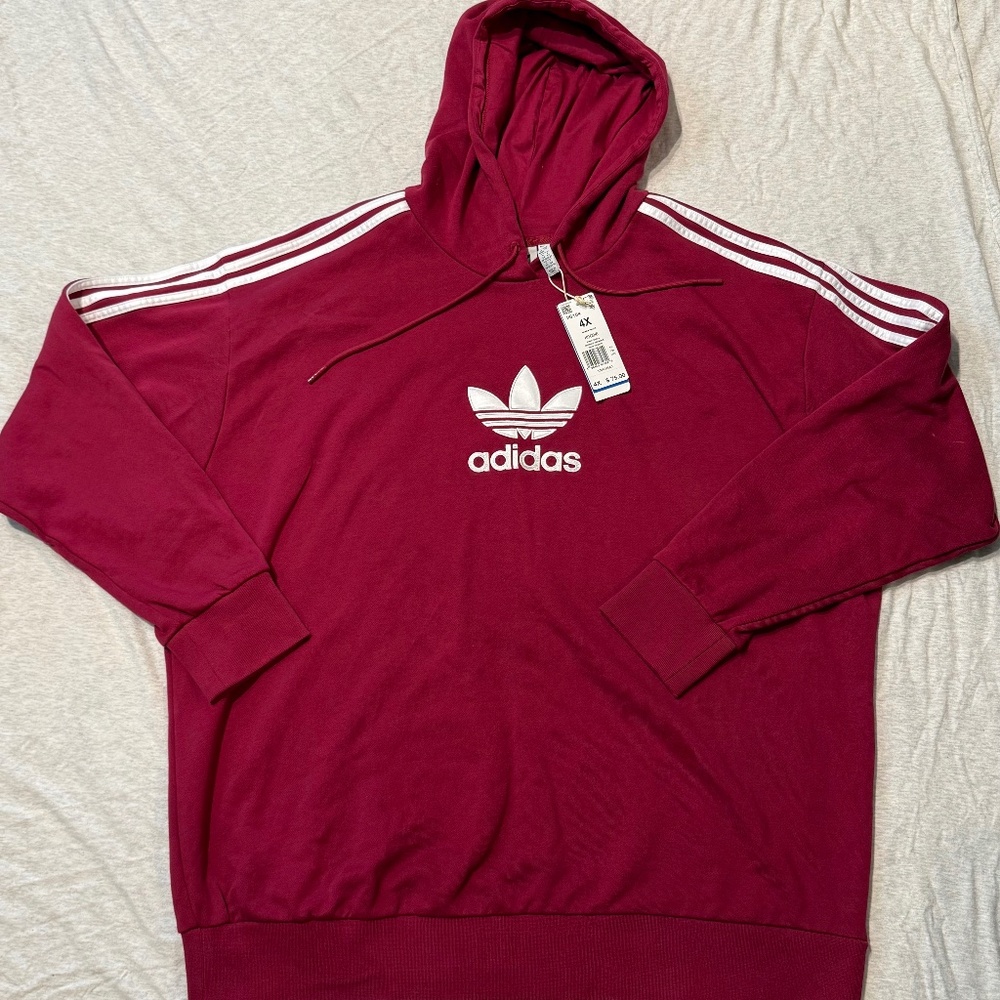 New Adidas Hoodie Women’s Plus Size 4XL